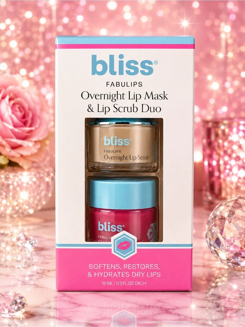 Bliss Fabulips Overnight Lip Mask & Lip Scrub Duo